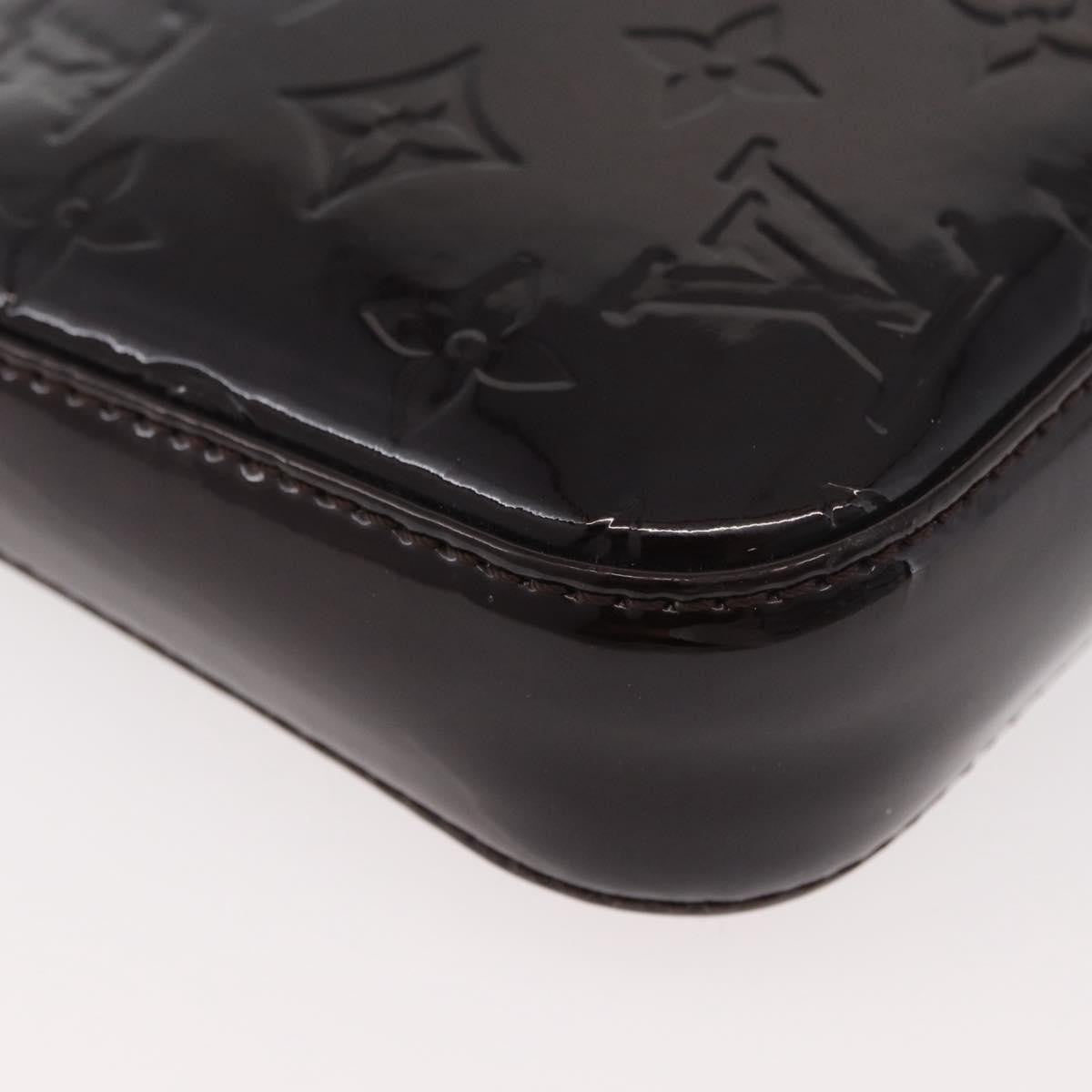 Louis Vuitton Lexington Pochette Monogram Vernis, Brown, Patent Leather, Clutch