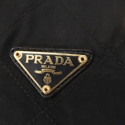 Prada Re-Edition 1995 Chain Tote Quilted Re-Nylon, Black, Nylon, Shoulder Bag