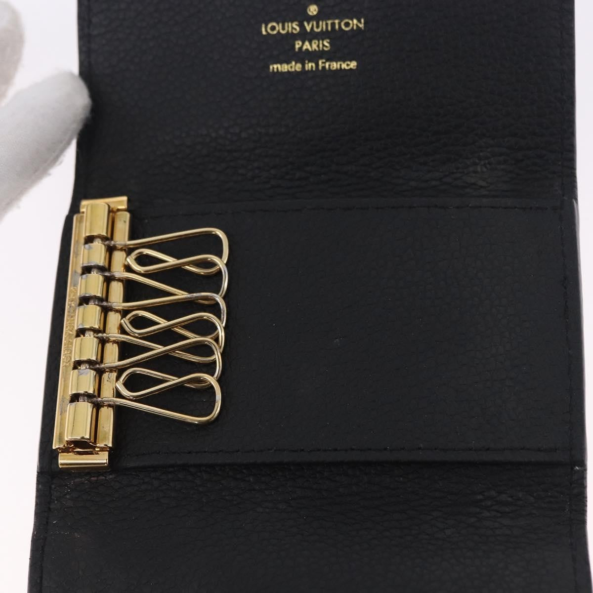 Louis Vuitton Multiclés 6 monogramme empreinte, Black, Leather, Wallet
