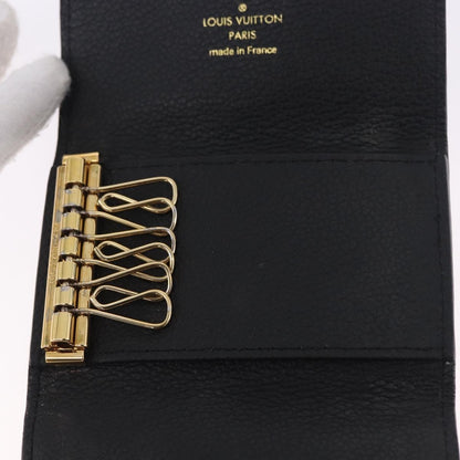 Louis Vuitton Multiclés 6 monogramme empreinte, Black, Leather, Wallet