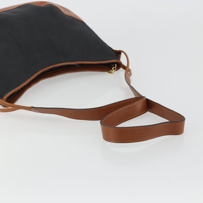 Salvatore Ferragamo Shoulder Leather, Black, Leather, Shoulder Bag