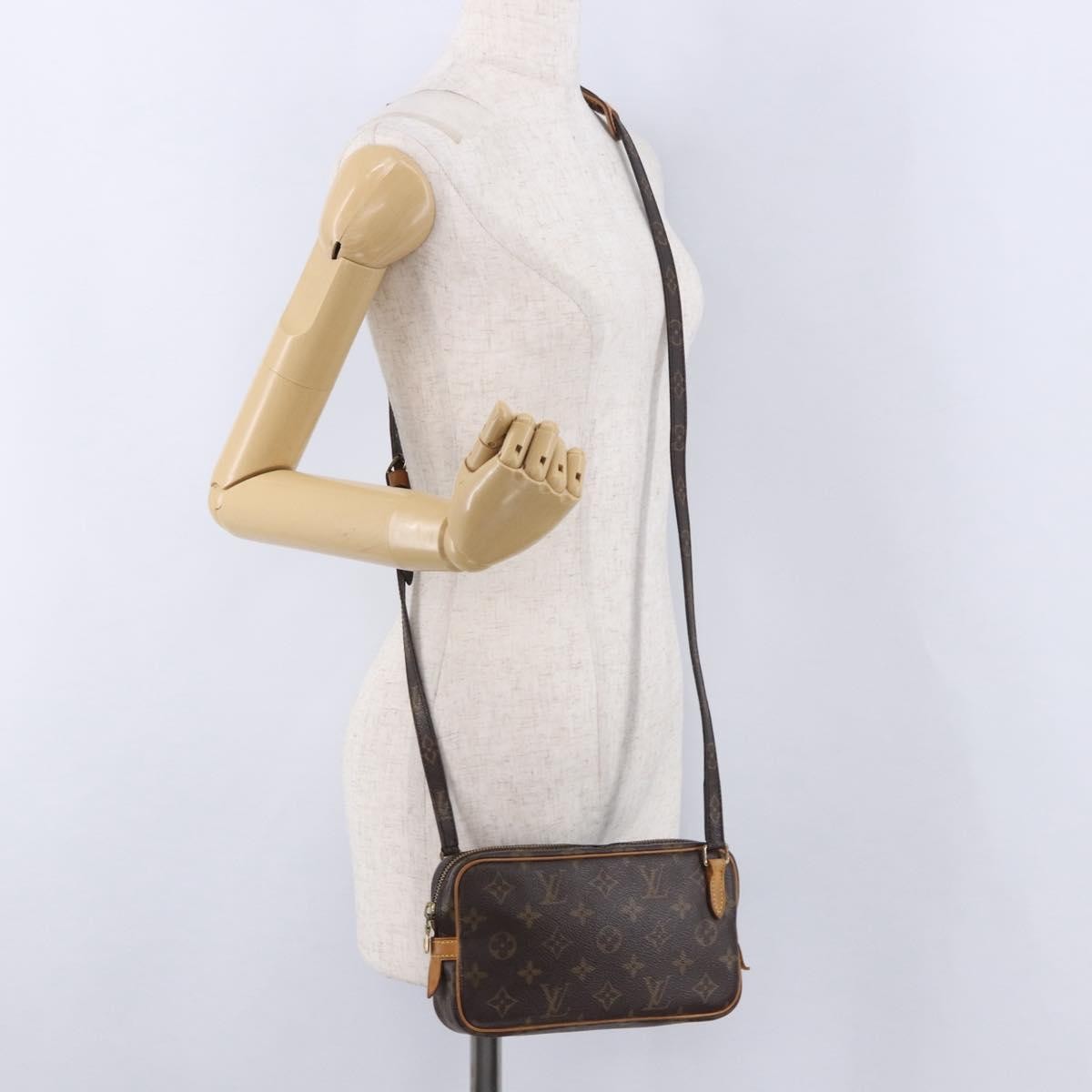 Louis Vuitton Pochette Marly Bandouliere Monogram Canvas, Brown, Canvas, Shoulder Bag