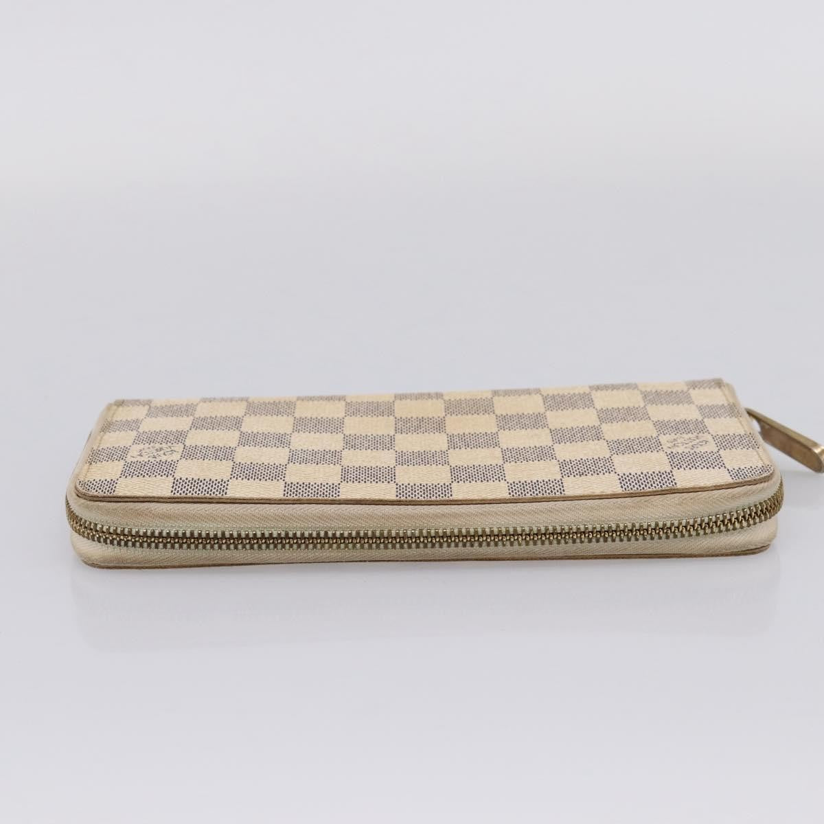 Louis Vuitton Zippy Organizer Damier, White, Canvas, Wallet