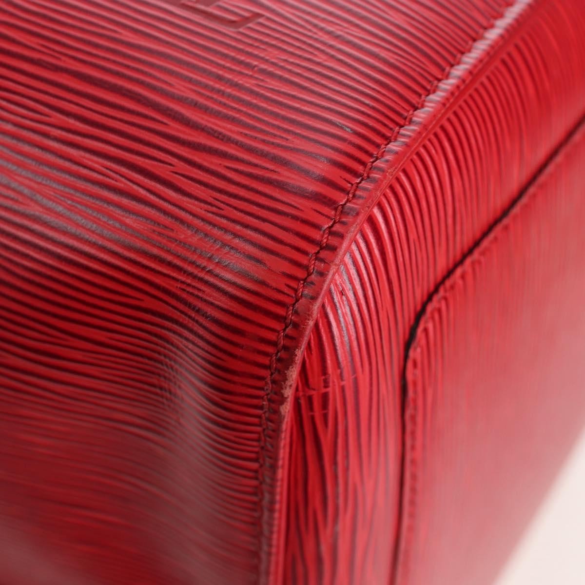 Louis Vuitton Keepall Epi, Red, Leather, Travel Bag
