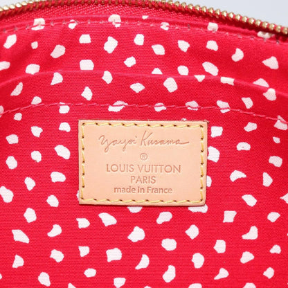 Louis Vuitton Pochette Accessoires Yayoi Kusama Painted Dots Monogram vernis, Red, Patent Leather, Clutch