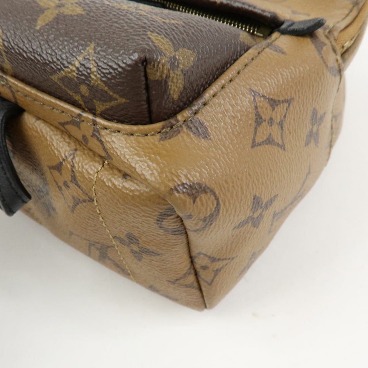 Louis Vuitton Palm Springs Reverse Monogram Canvas, Brown, Canvas, Backpack