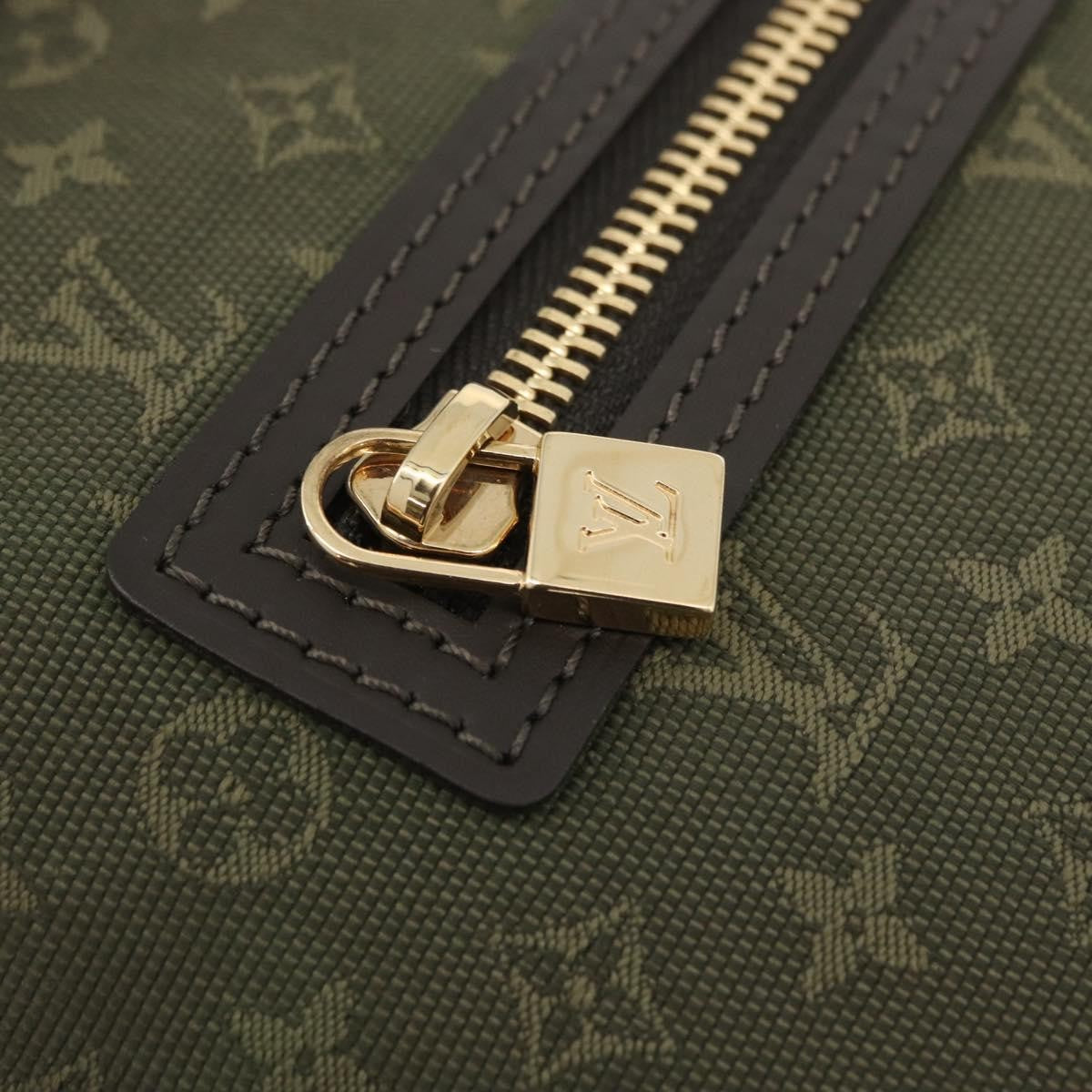 Louis Vuitton Lucille Mini Lin, Khaki, Canvas, Handbag