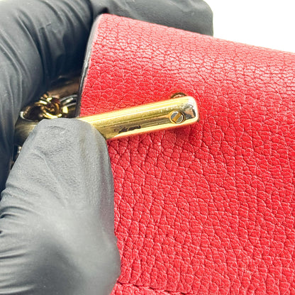 Chloe Drew Leather, Red, Leather, Crossbody Bag