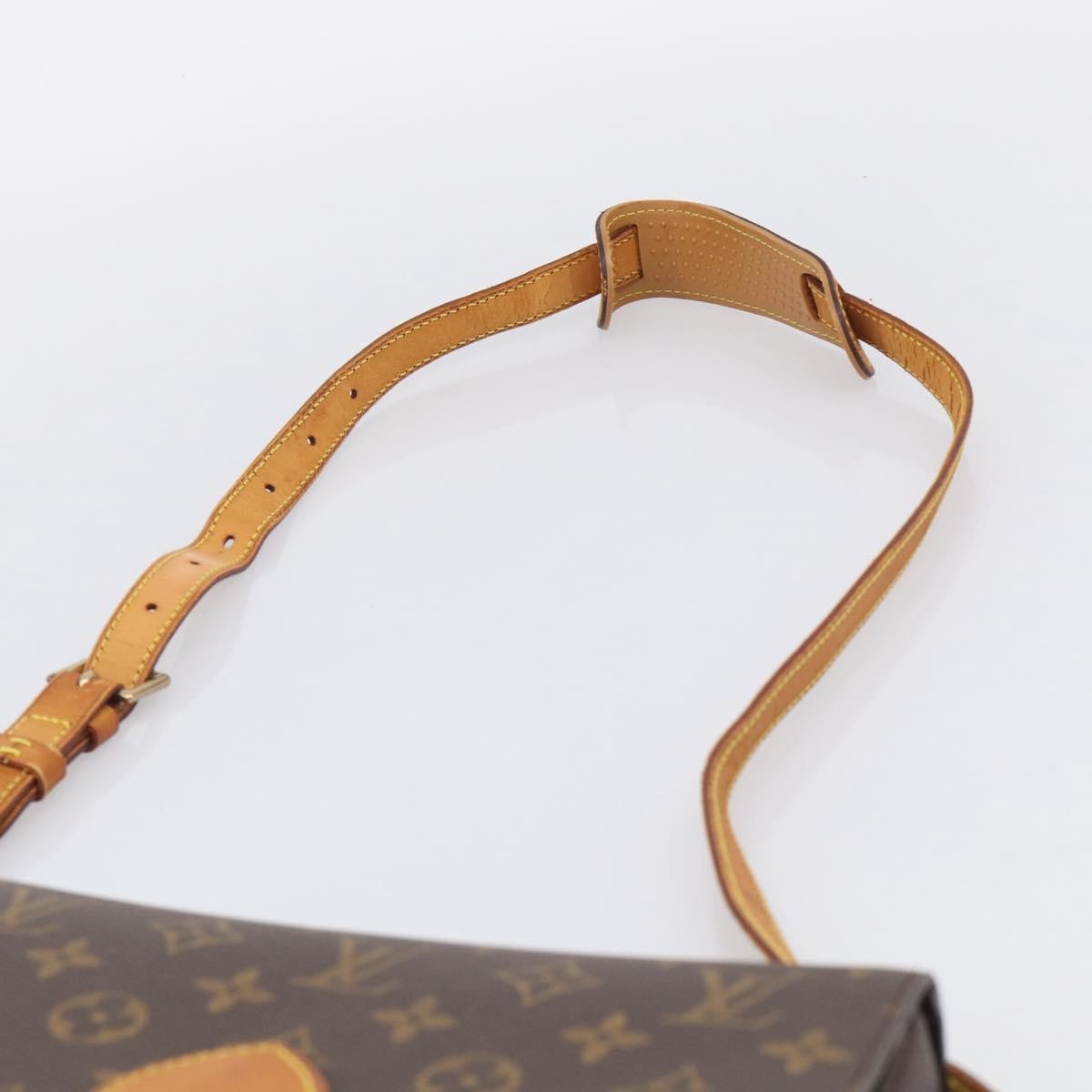 Louis Vuitton Saint Cloud Monogram Canvas, Brown, Canvas, Handbag