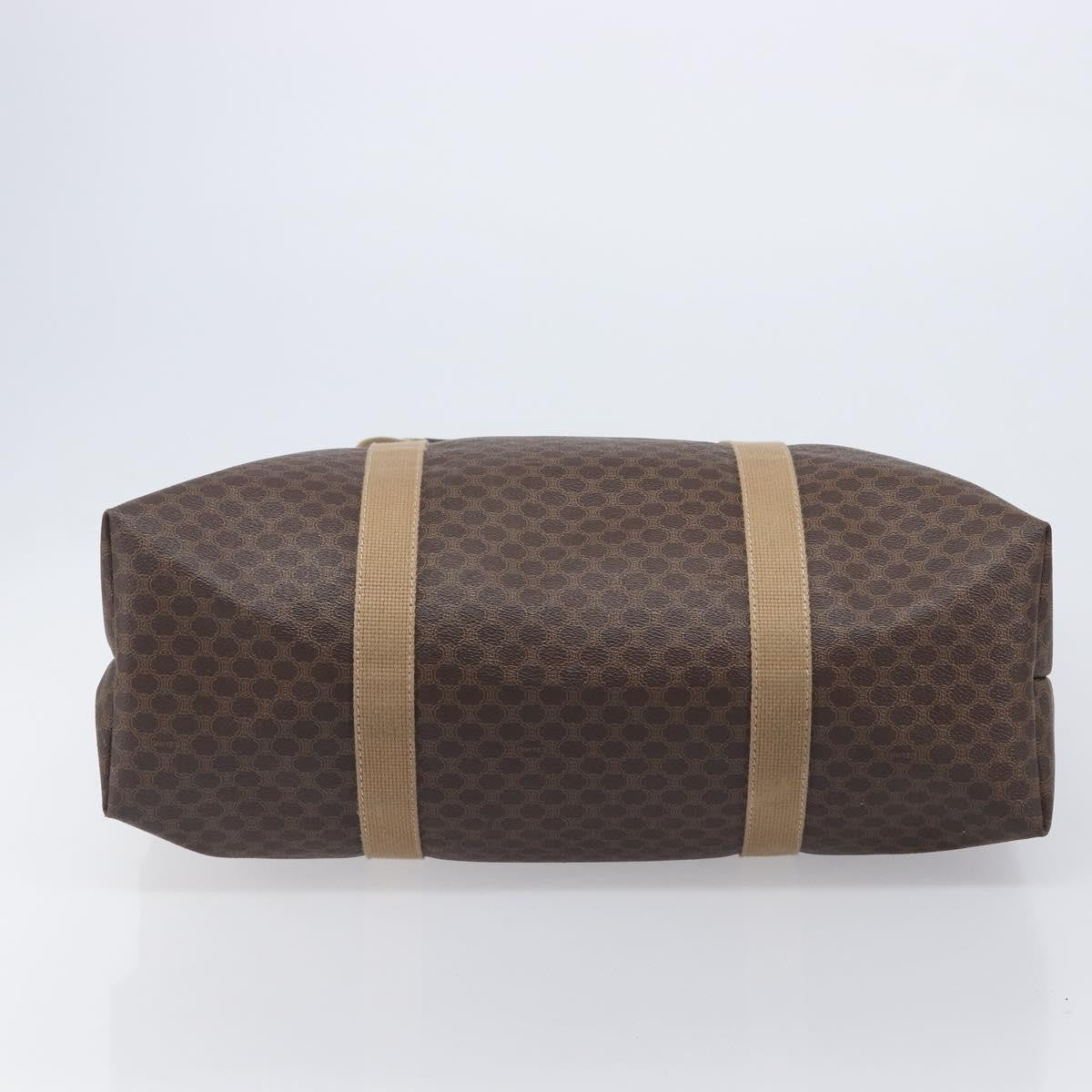 Celine Macadam Canvas and Leather, Brown, Canvas, Tote Bag