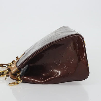 Louis Vuitton Brea Monogram Vernis, Burgundy, Patent Leather, Handbag