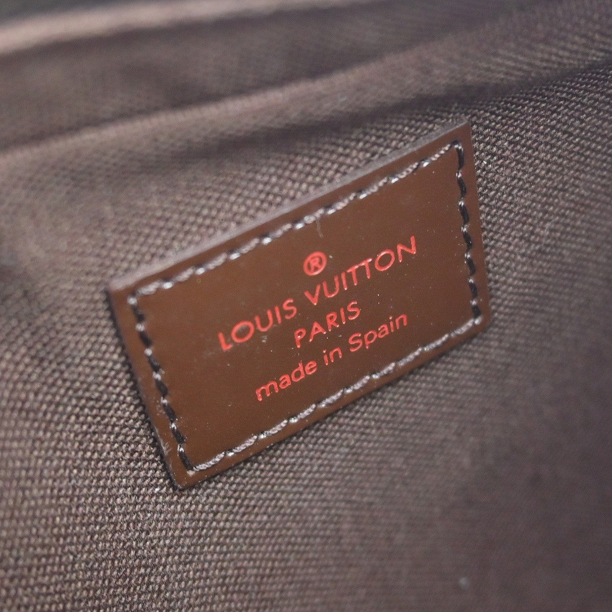 Louis Vuitton Geronimos Waist Damier Ebene, Brown, Canvas, Shoulder Bag