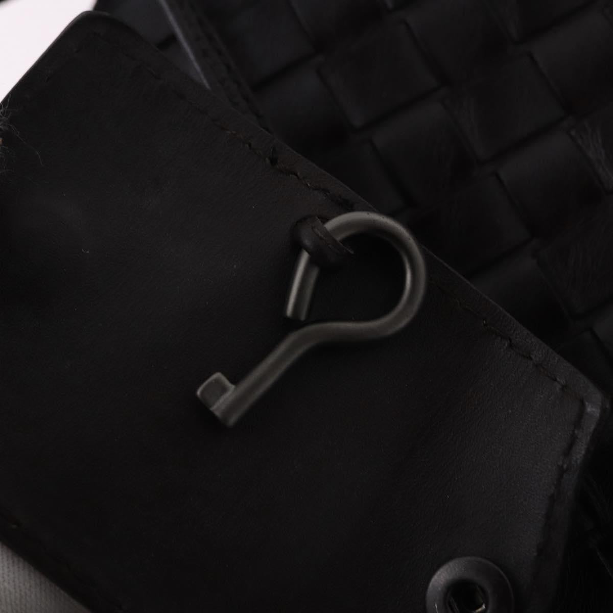 Bottega Veneta Envelope Intrecciato Nappa, Black, Leather, Briefcase