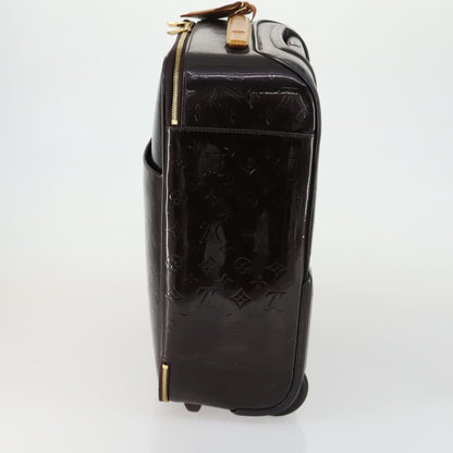Louis Vuitton Pegase Luggage Monogram Vernis, Brown, Patent Leather, Travel Bag