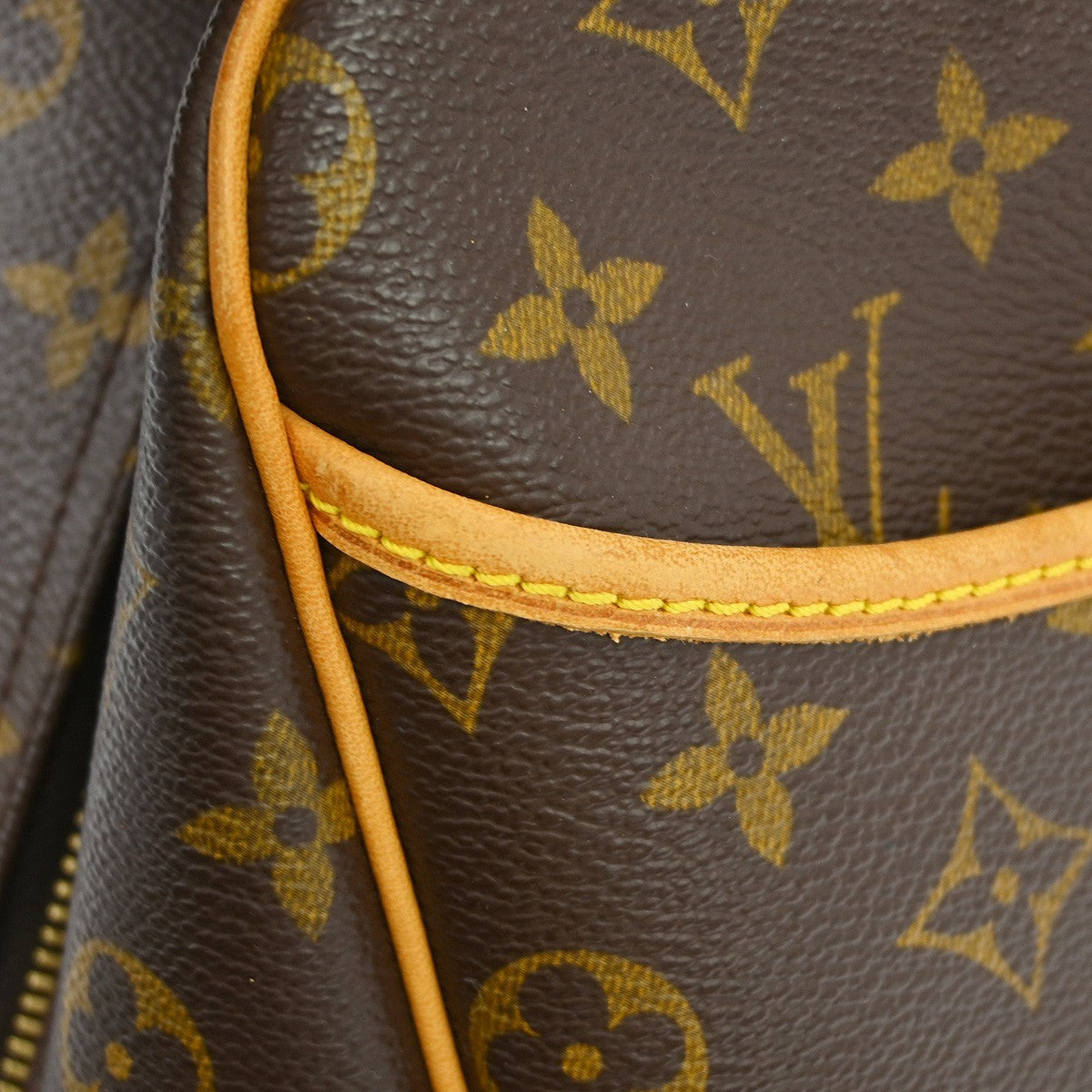 Louis Vuitton Deauville Monogram, Brown, Canvas, Handbag