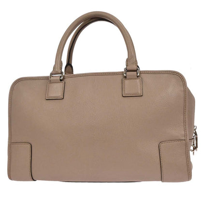 Loewe Amazona Leather, Beige, Leather, Handbag