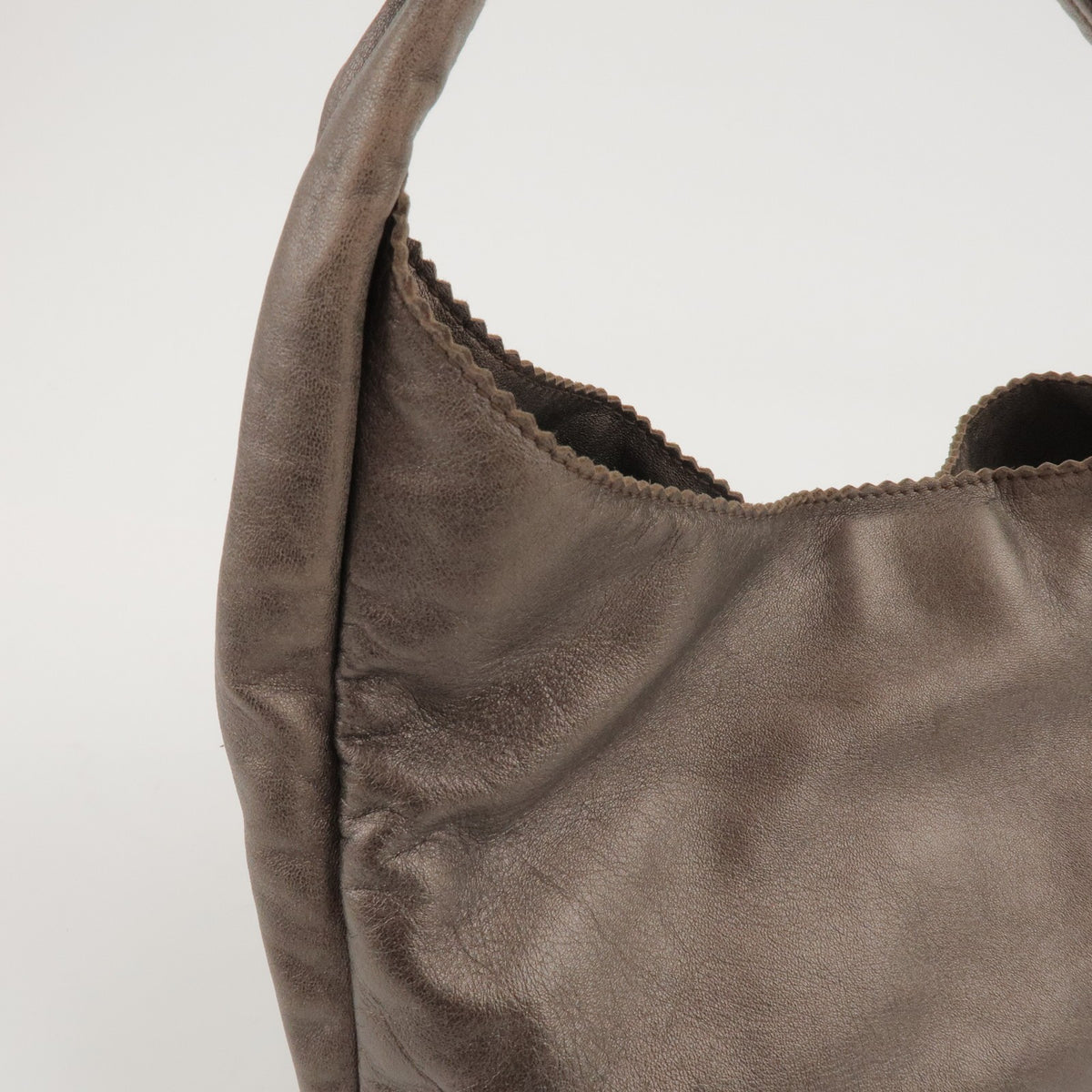 Loewe Anagram Leather, Brown, Leather, Tote Bag