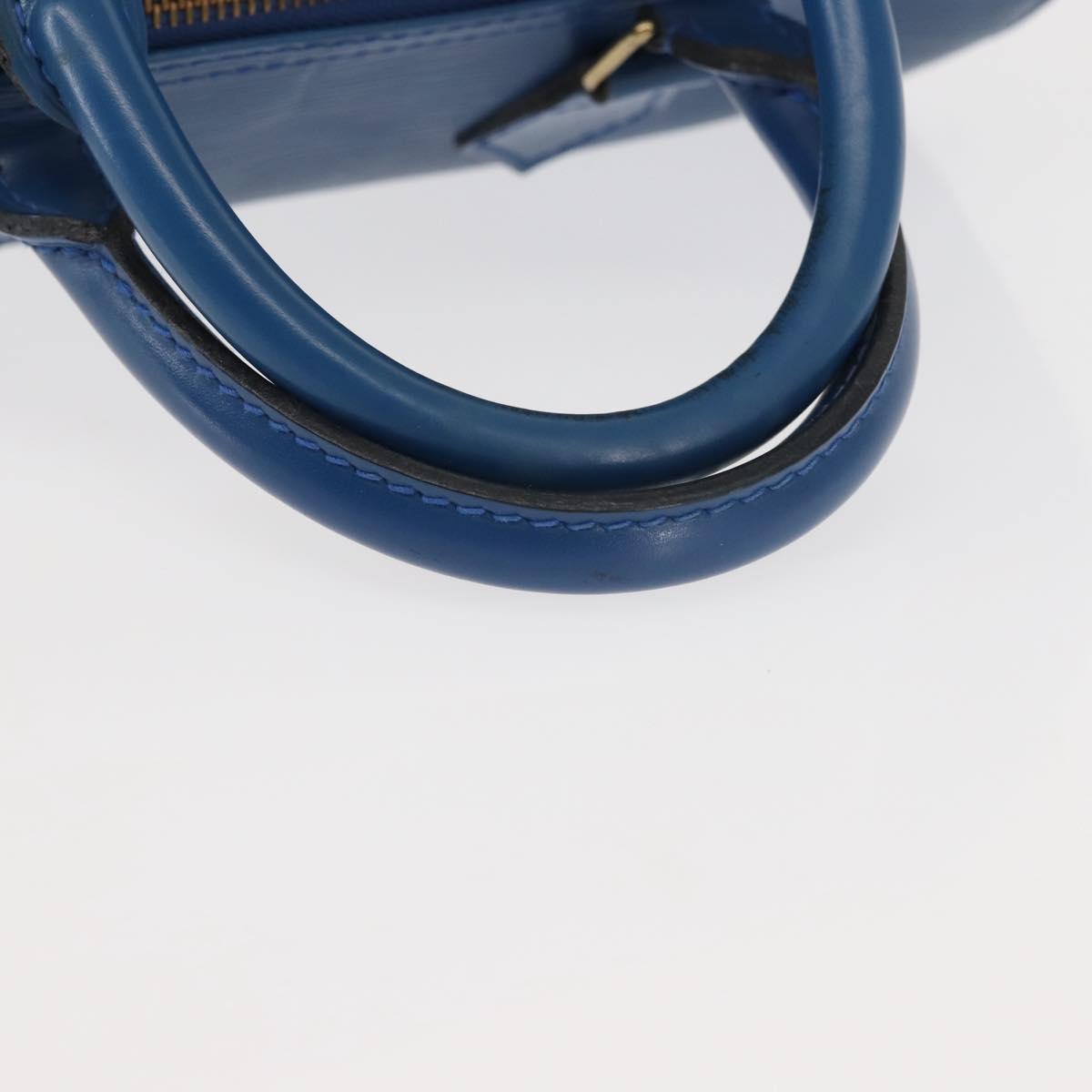 Louis Vuitton Speedy Handbag Epi Leather, BLUE, LEATHER, Handbag