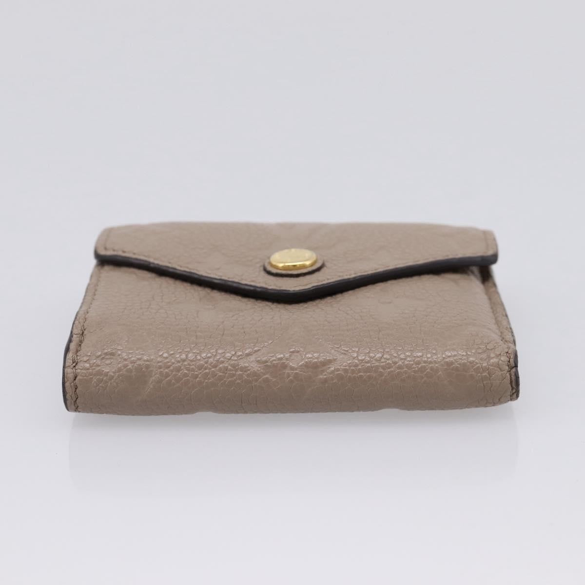 Louis Vuitton Zoe Monogram Empreinte Leather, Beige, Leather, Wallet