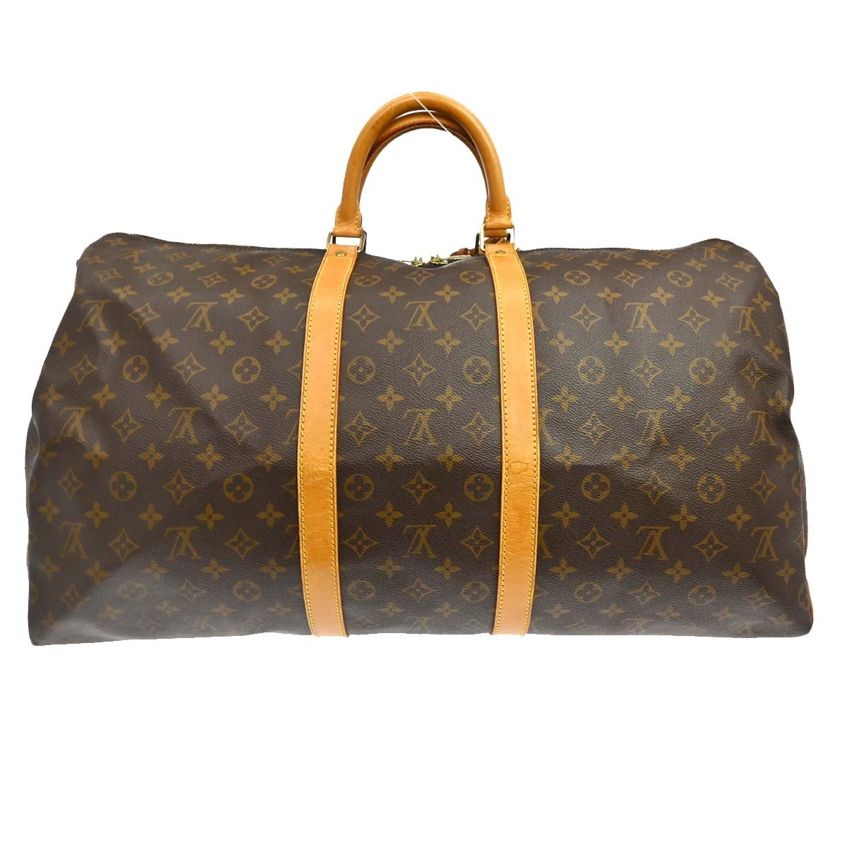 Louis Vuitton Keepall Monogram Canvas, Brown, Canvas, Travel Bag