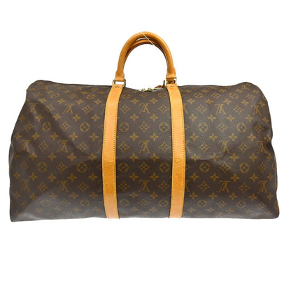 Louis Vuitton Keepall Monogram Canvas, Brown, Canvas, Travel Bag
