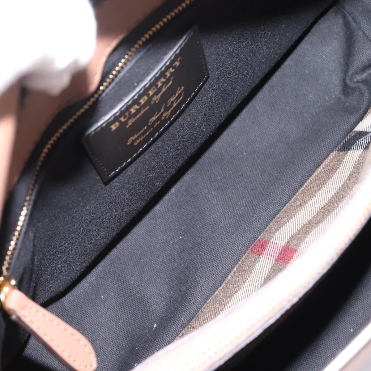 Burberry Camberley Top Handle Leather, Brown, Leather, Shoulder Bag