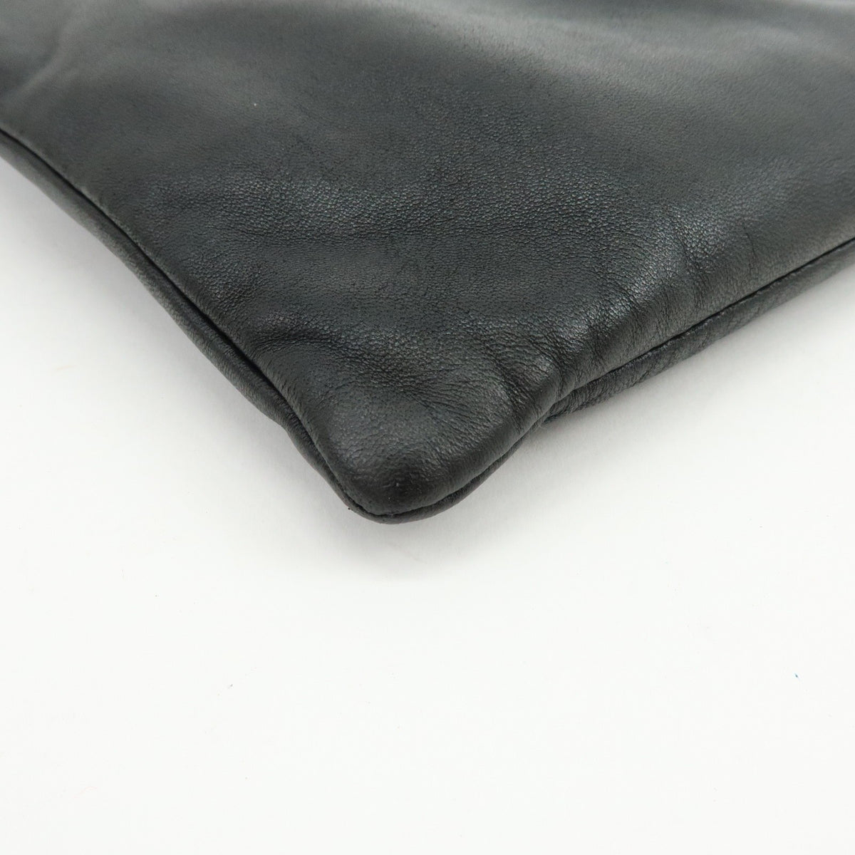 Loewe Vintage Anagram Leather, Black, Leather, Handbag