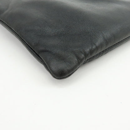 Loewe Vintage Anagram Leather, Black, Leather, Handbag