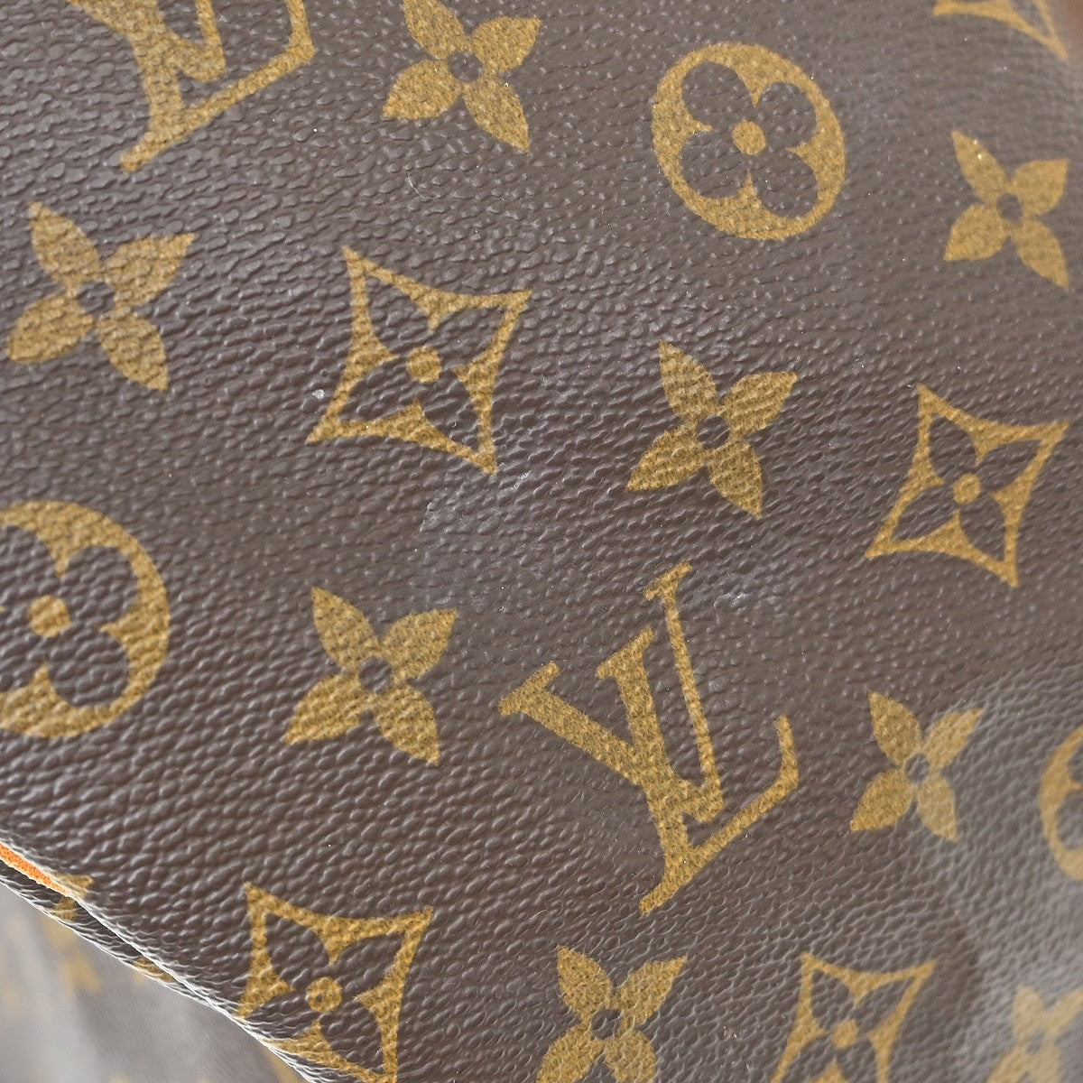 Louis Vuitton Keepall Monogram, Brown, Canvas, Travel Bag
