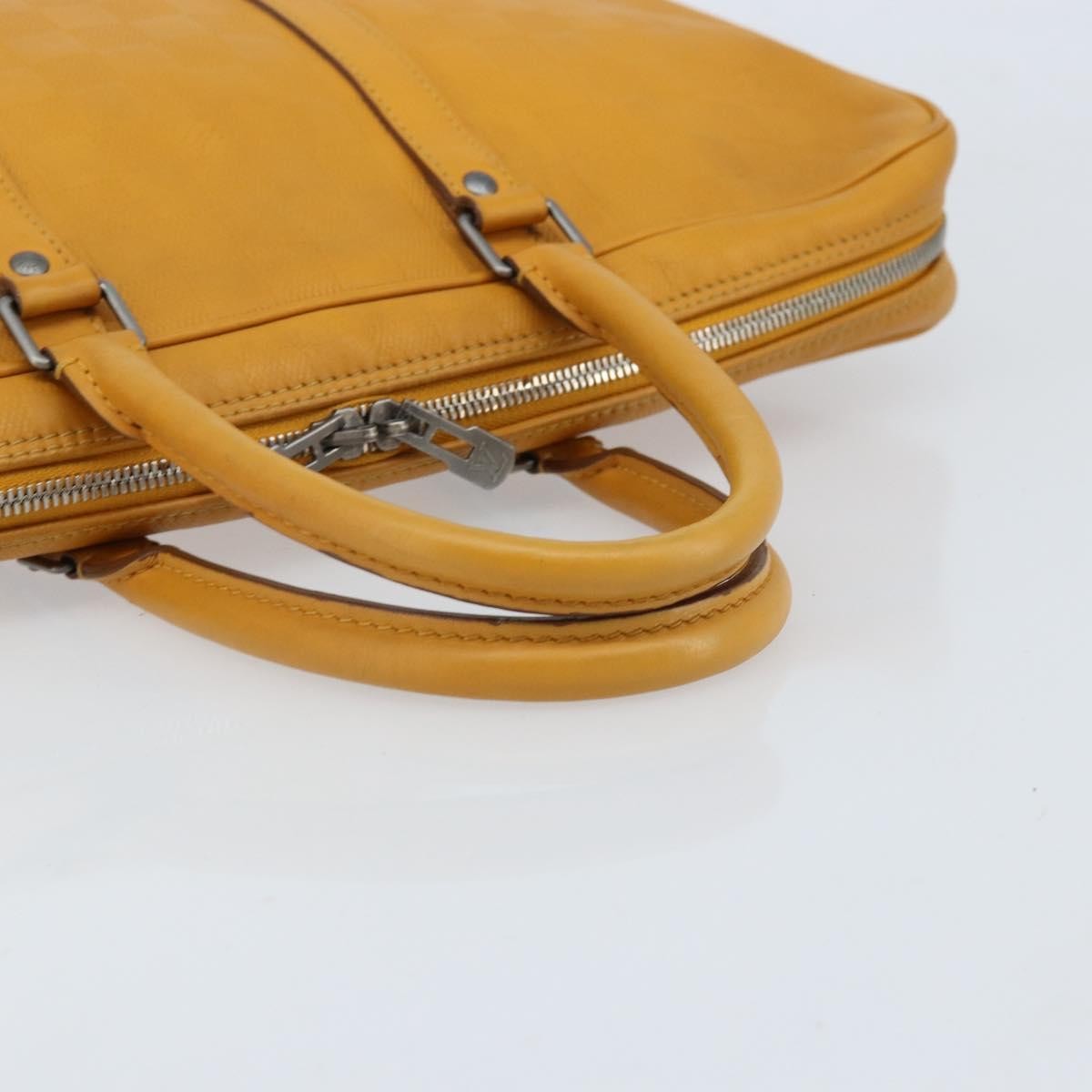 Louis Vuitton Porte-Documents Voyage Damier Infini Leather, Yellow, Leather, Briefcase