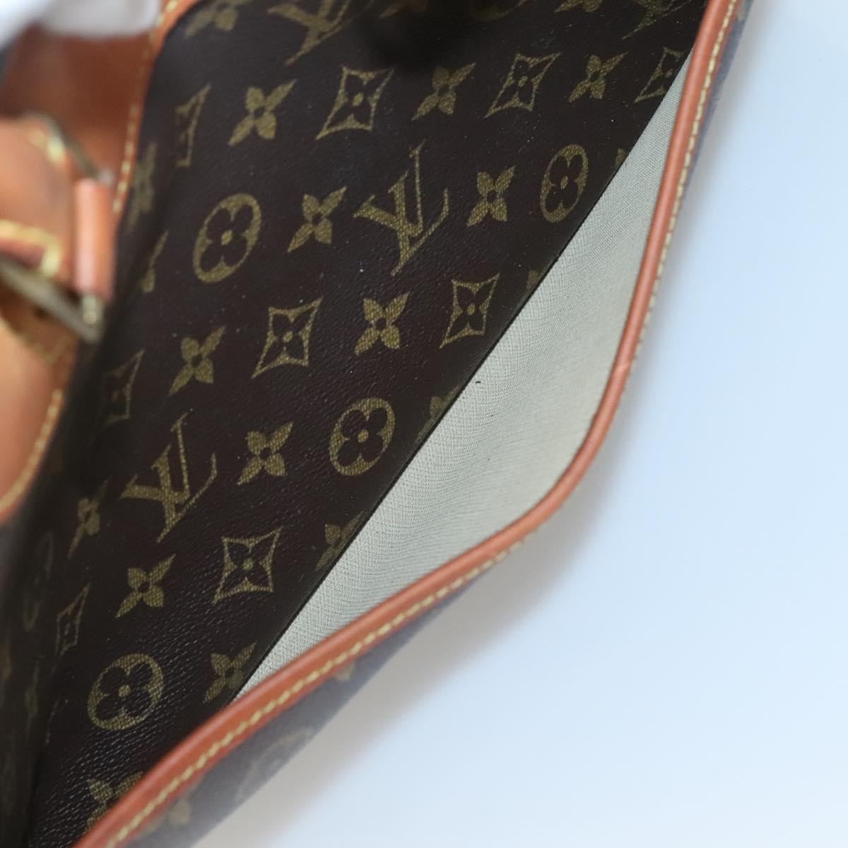 Louis Vuitton Deauville Handbag Monogram Canvas, BROWN, CANVAS, Handbag