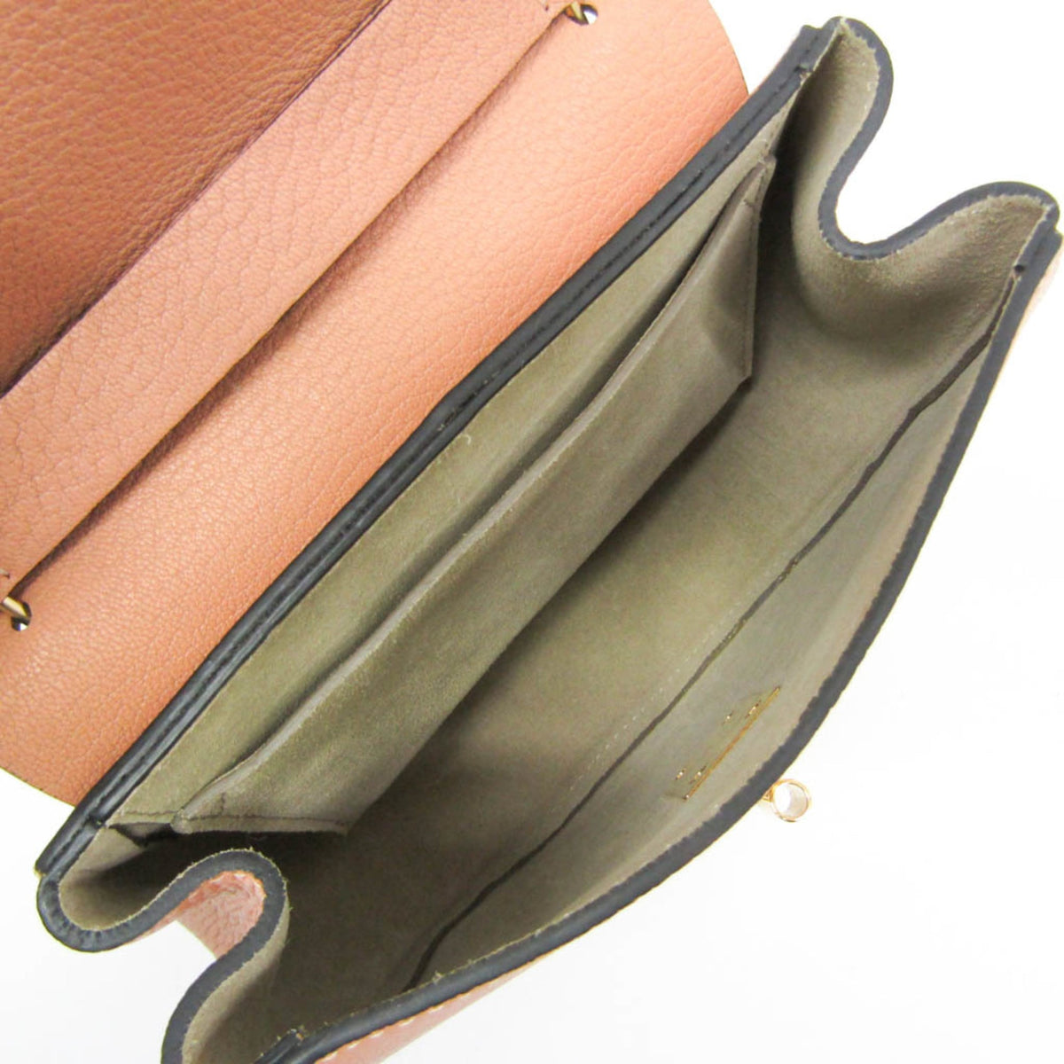Chloe Drew Leather, Orange, Leather, Crossbody Bag