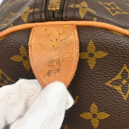 Louis Vuitton Keepall Monogram Canvas, Brown, Canvas, Travel Bag