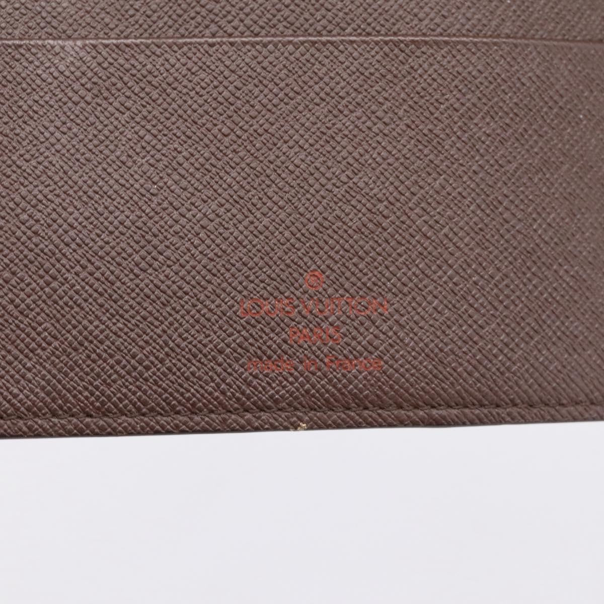 Louis Vuitton Agenda Cover Damier Canvas, Brown, Canvas, Wallet