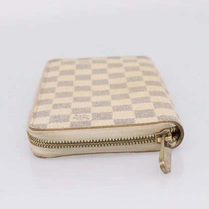 Louis Vuitton Zippy Organizer Damier, White, Canvas, Wallet