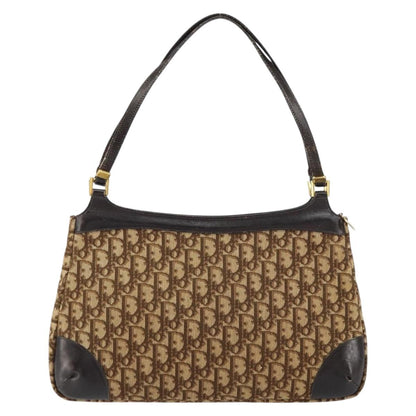 Christian Dior Trotter shoulder bag Canvas, BROWN, CANVAS, Shoulder bag