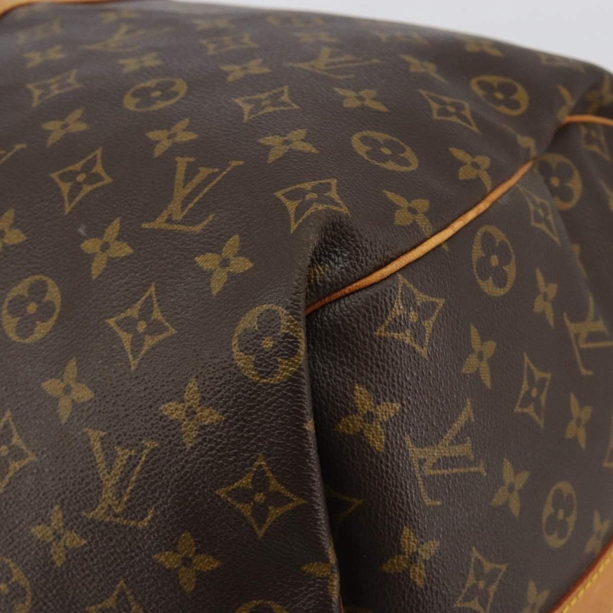 Louis Vuitton Keepall Bandoulière Monogram, Brown, Canvas, Travel Bag