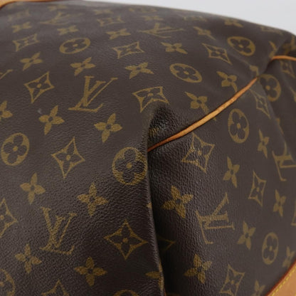 Louis Vuitton Keepall Bandoulière Monogram, Brown, Canvas, Travel Bag