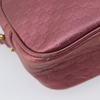 Gucci Sunshine Disco Microguccissima Leather, Pink, Leather, Crossbody Bag