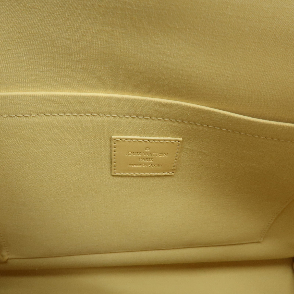 Louis Vuitton Croisette Epi Leather, Yellow, Leather, Tote Bag