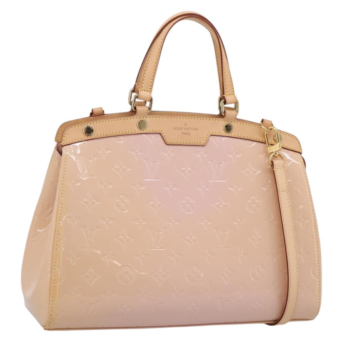 Louis Vuitton Blair Monogram Vernis, Pink, Patent Leather, Handbag