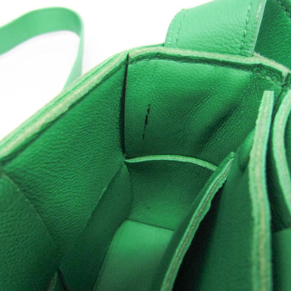 Bottega Veneta Cassette Maxi Intrecciato Leather, Green, Leather, Clutch