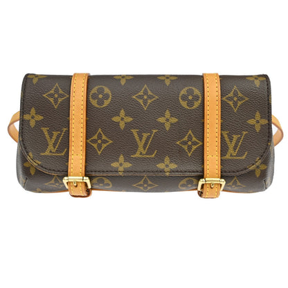 Louis Vuitton Marelle Monogram, Brown, Canvas, Clutch