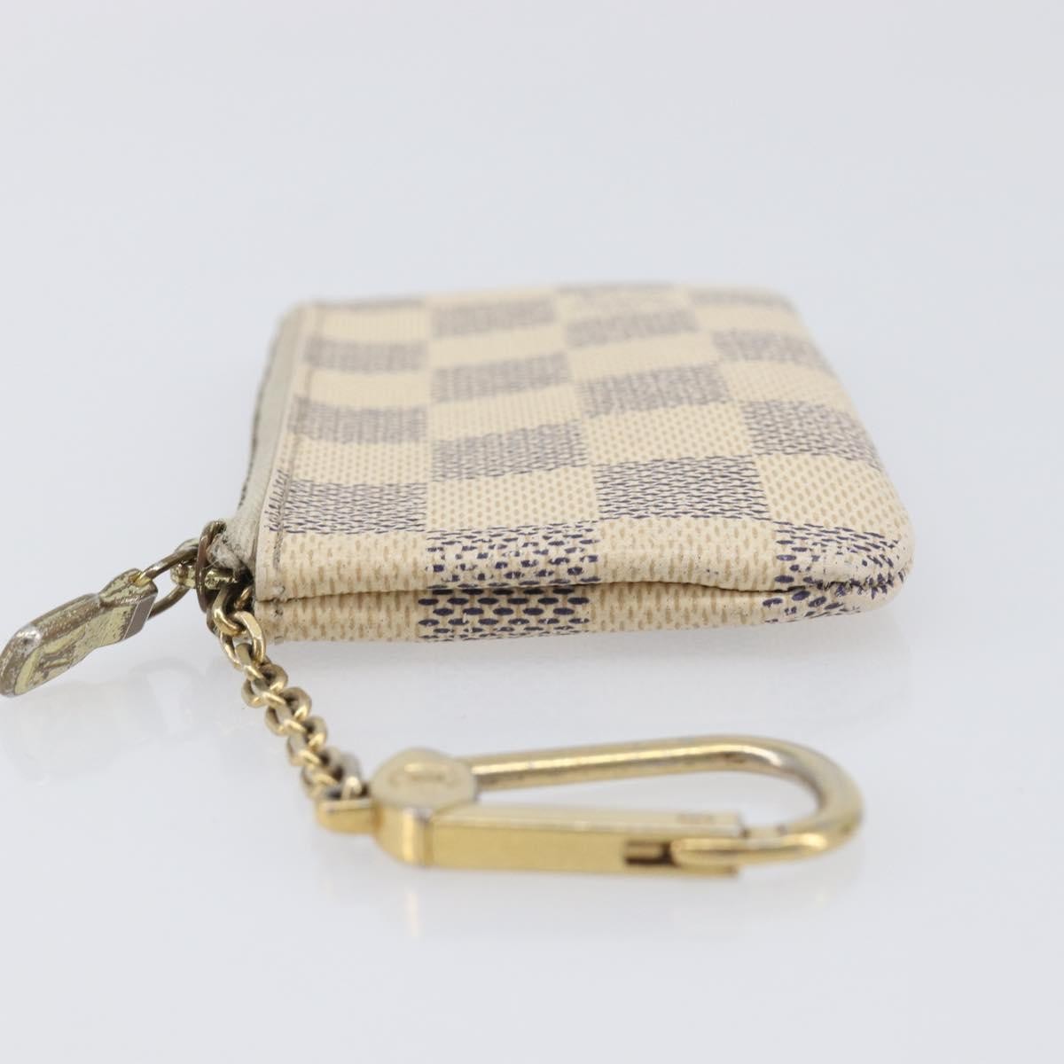 Louis Vuitton Pochette clés NM Damier Canvas, Beige, Canvas, Wallet