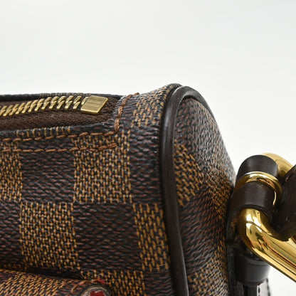 Louis Vuitton Ravello Damier Ebene, Brown, Canvas, Shoulder Bag