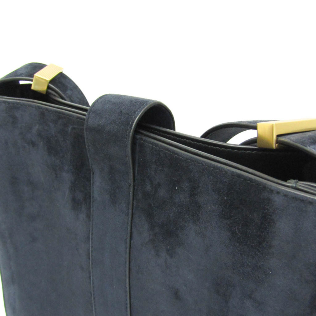 Bottega Veneta Marie Suede, Navy, Suede, Shoulder Bag
