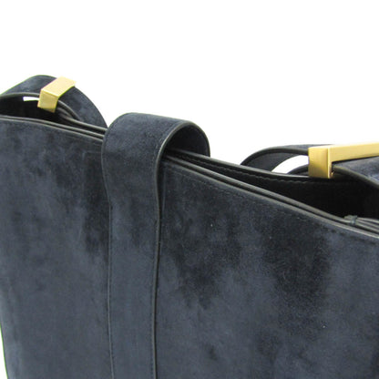 Bottega Veneta Marie Suede, Navy, Suede, Shoulder Bag