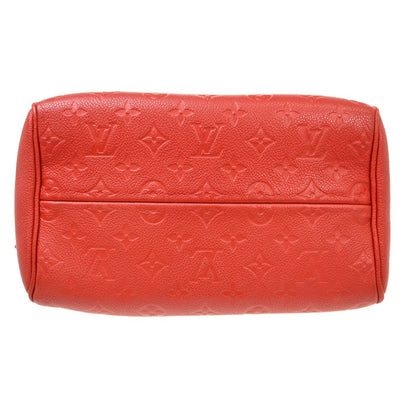 Louis Vuitton Speedy Bandouliere NM Monogram Empreinte Leather, Red, Leather, Handbag