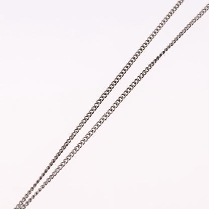 Chanel CC Pearl Drop Pendant Metal with Faux Pearl, Silver, Metal, Necklace