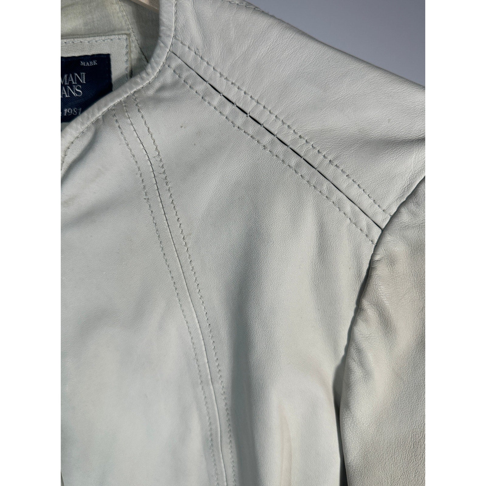 Armani Jeans Leather Jacket